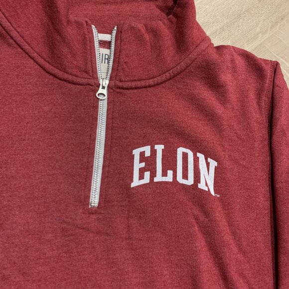 RedShirt Elon University Phoenix 1/4 Quarter Zip Sweatshirt Men's XL Pullover - Picture 2 of 6